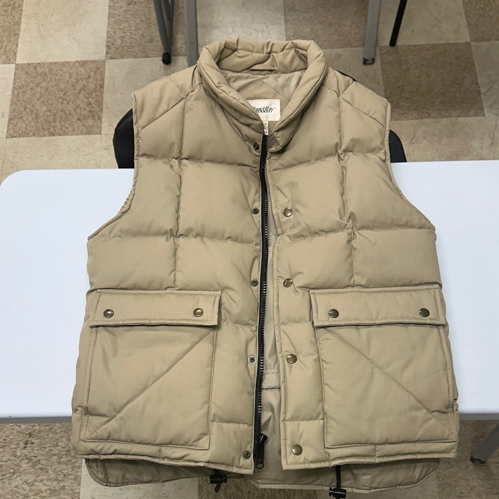 St. John’s Bay Men's Beige Puffer Vest